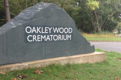 Oakley Wood Entrance sign