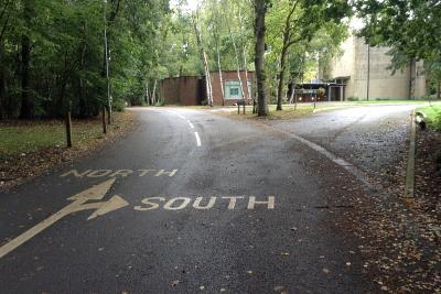 Oakley Wood Directions sign