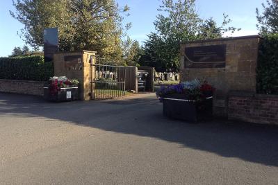 Canley Garden Cemetery and Crematorium Charter Avenue entrance