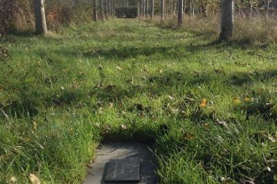Markfield burial ground grave plaque