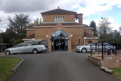 Robin Hood Crematorium Chapel entrance