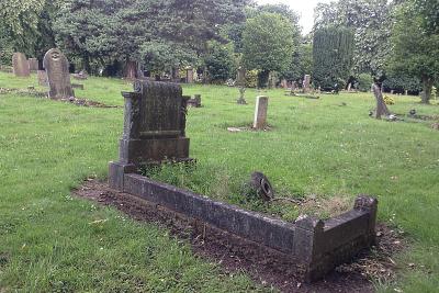 St Paul's cemetery grave