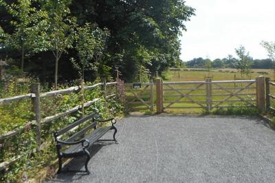 Temple Fields car parking area