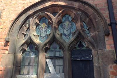Windmill Road cemetery large chapel window