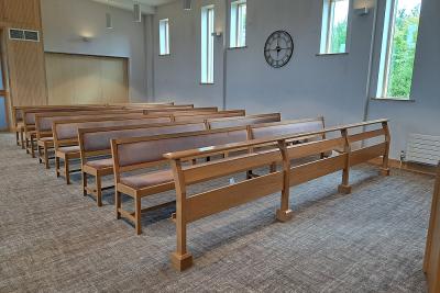 Cam Valley Chapel family front row seats