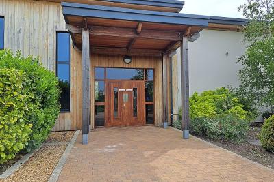 Cam Valley Chapel exit door from the outside