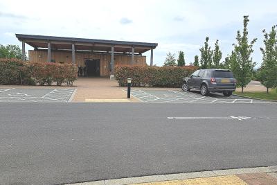 Cam Valley Disabled Parking area in front of the Chapel