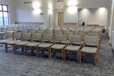 Mercia Forest Crematorium chapel front row seats