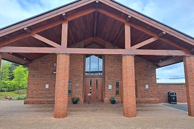 Gedling Crematorium's impressive Porte-Cochere