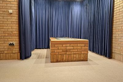Streetly Crematorium - East chapel The Catafalque lower view