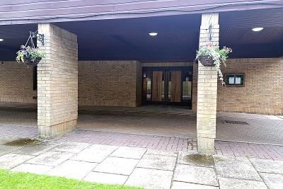 Streetly Crematorium - West chapel (external) entrance