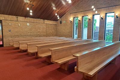 Streetly Crematorium - West chapel seating