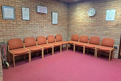 Streetly Crematorium - West chapel waiting room (opposite side)