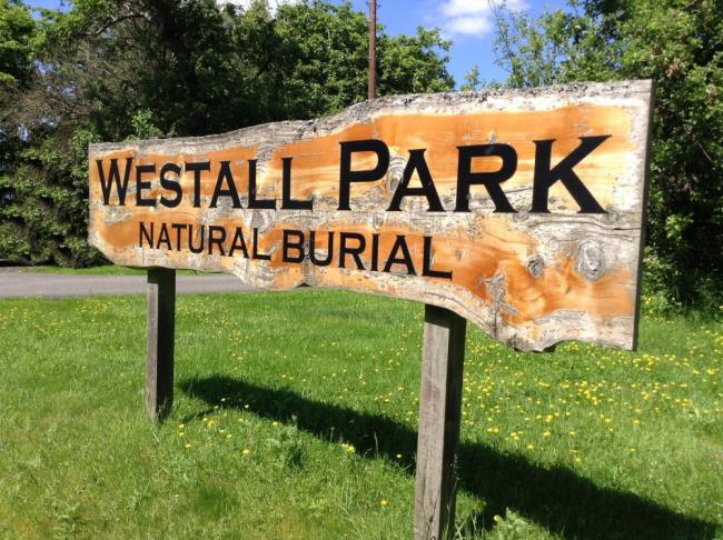 Entrance to Westall Park Burial Park