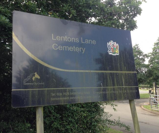 Lentons Lane Cemetery sign